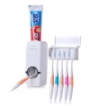 Диспенсер для зубной пасты с держателем для зубных щёток
